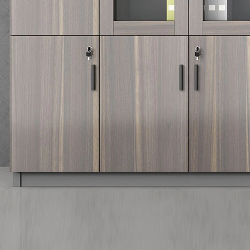 Armadio industriale legno con ripiani portaoggetti. Schedario verticale Clearhalo