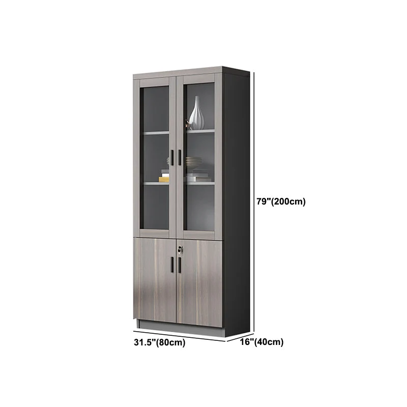 Armadio industriale legno con ripiani portaoggetti. Schedario verticale Clearhalo