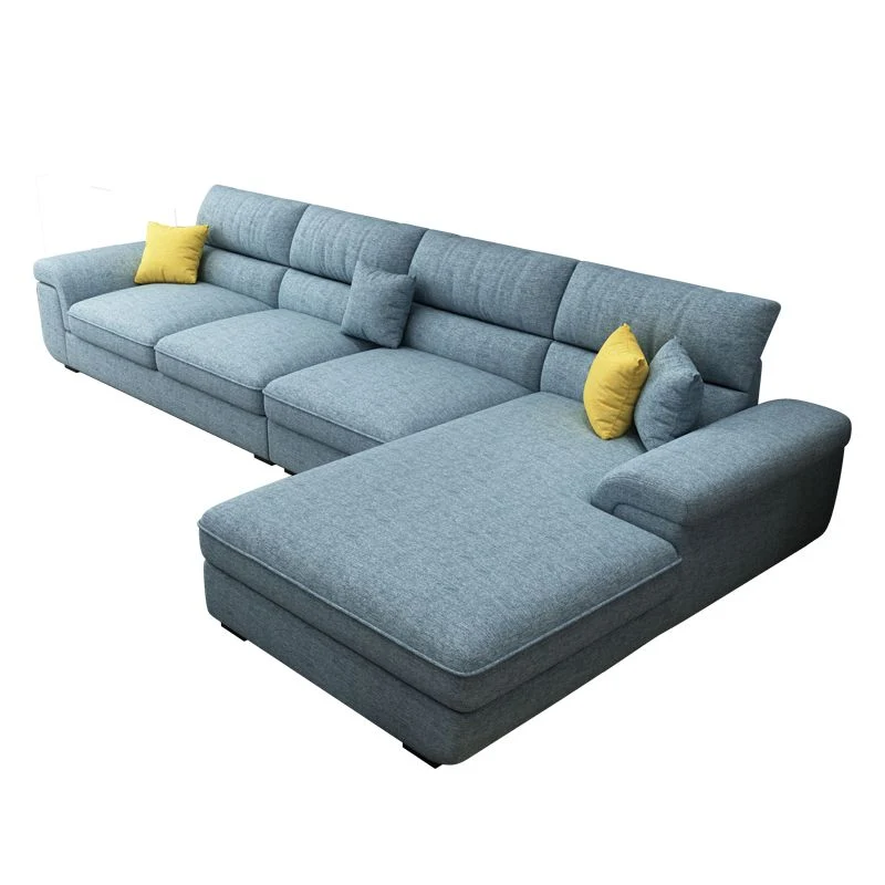Bracciolo moderno con cuscino lino componibile con cuscini rimovibili per soggiorno Clearhalo