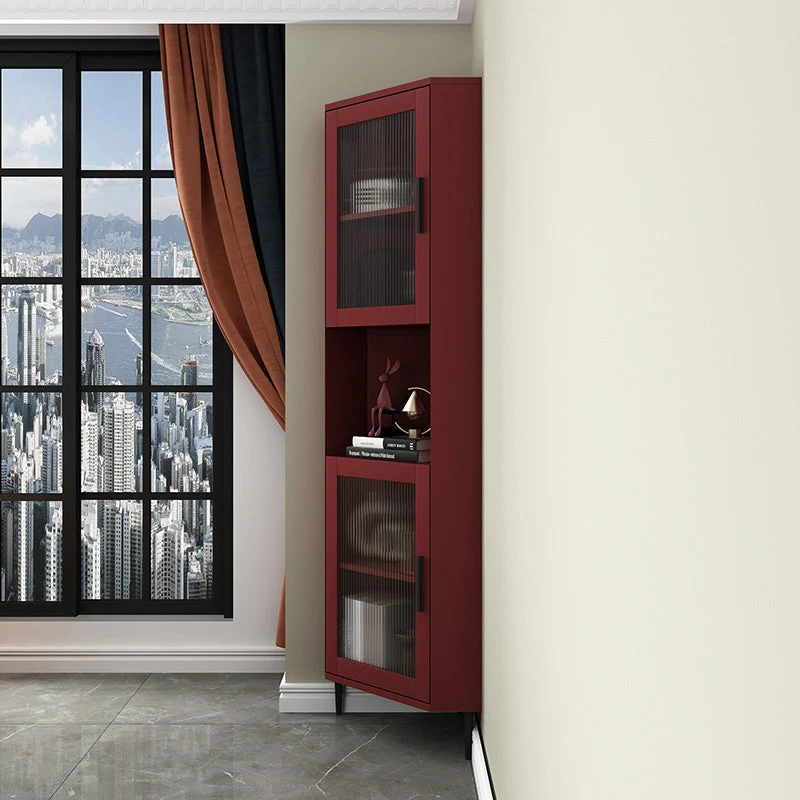 Buffet moderno per server MDF, soggiorno, con ante vetro, per la casa Clearhalo