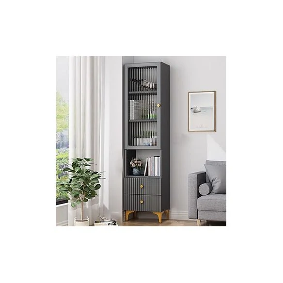 Buffet da pranzo legno stile moderno con armadietto e cassetto Clearhalo