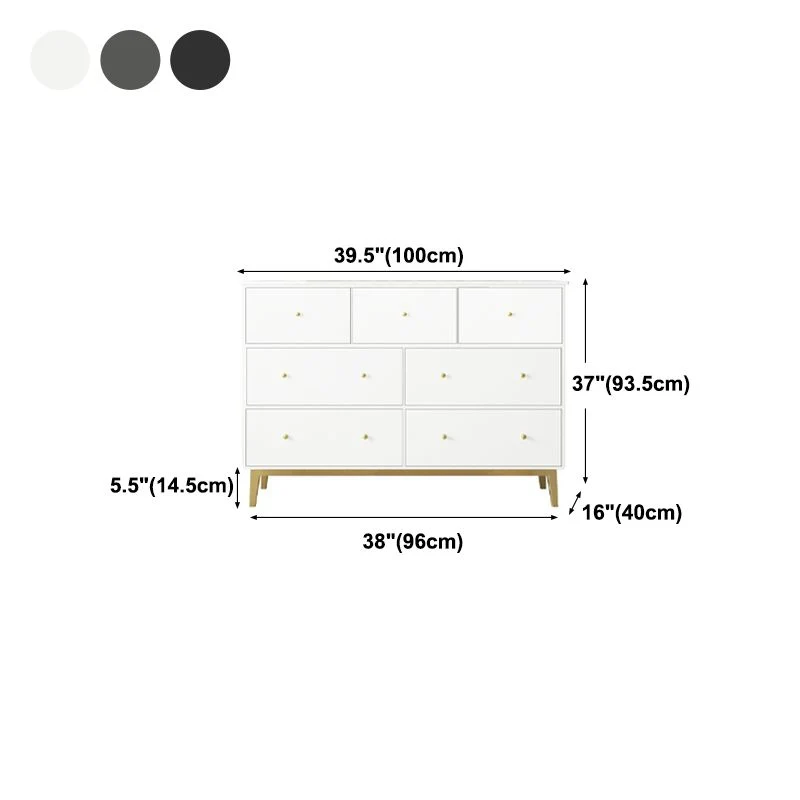 Buffet/consolle legno massello di pino con cassetti Buffet moderno per soggiorno Clearhalo