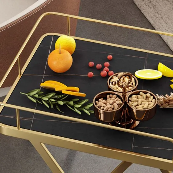 Carrello da cucina con ripiani aperti e tavolo da pranzo moderno Clearhalo