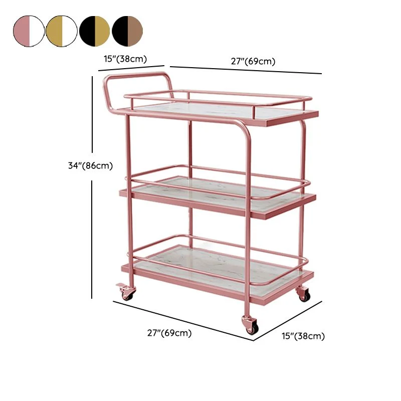 Carrello da cucina rettangolare stile moderno con contenitore aperto, tavolo da pranzo rettangolare Clearhalo