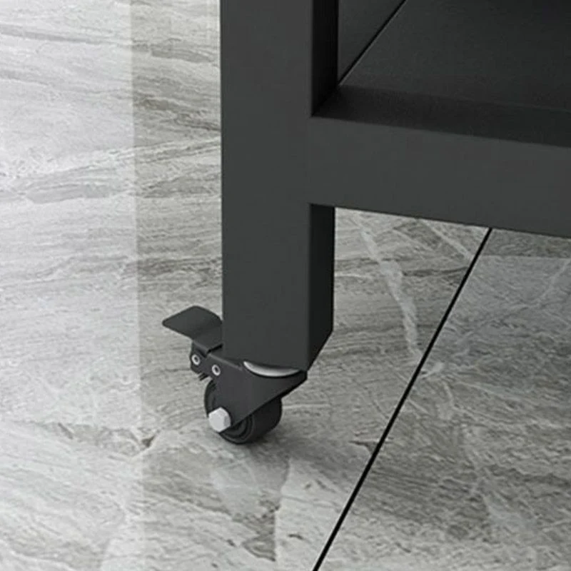Carrello da cucina rettangolare Tavolo da pranzo moderno con cassetto Clearhalo