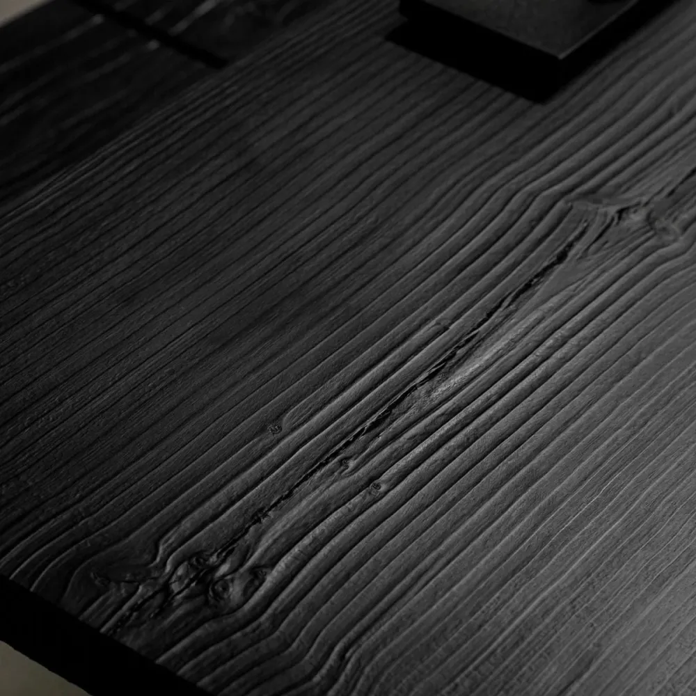 Collezione moderna per sala da pranzo legno massello di pino rettangolare con tavolo doppio piedistallo acrilico Clearhalo