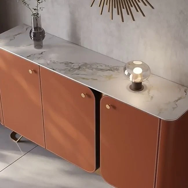 Credenza buffet 3 ante stile contemporaneo per sala da pranzo Clearhalo