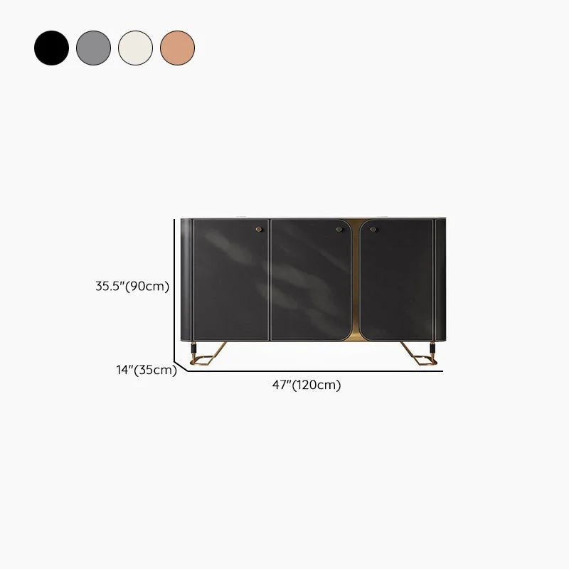Credenza buffet 3 ante stile contemporaneo per sala da pranzo Clearhalo