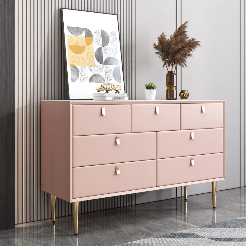 Credenza buffet pietra stile moderno da 15,7 "D legno per sala da pranzo Clearhalo