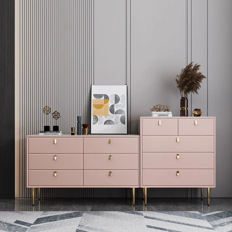 Credenza buffet pietra stile moderno da 15,7 "D legno per sala da pranzo Clearhalo