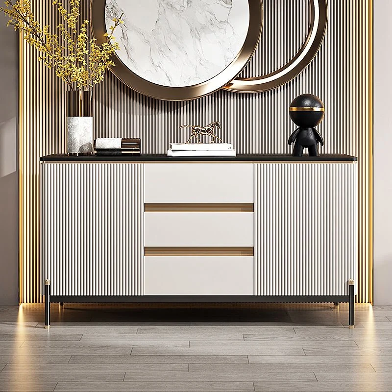 Credenza buffet stile glamour da 80 cm per soggiorno e cucina Clearhalo