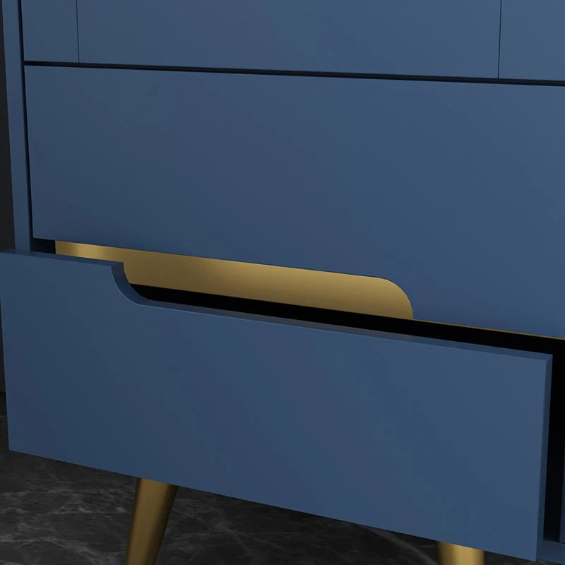 Credenza 3 cassetti, stile glamour, altezza 78 pollici, per soggiorno Clearhalo
