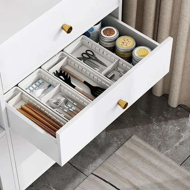 Credenza con mobile contenitore rettangolare Credenza da cucina moderna legno Clearhalo