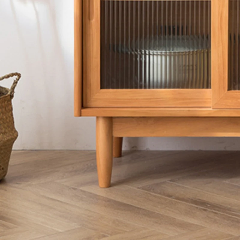 Credenza credenza stile moderno, credenza buffet legno massello con 1 cassetto Clearhalo