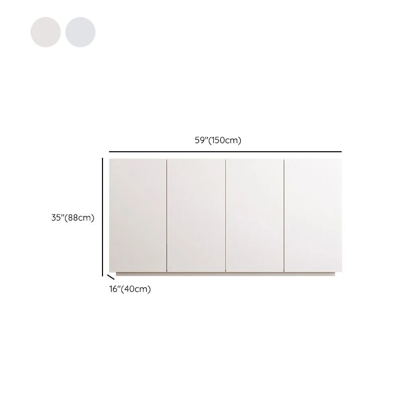 Credenza da cucina bianca. Credenza moderna per la casa Clearhalo