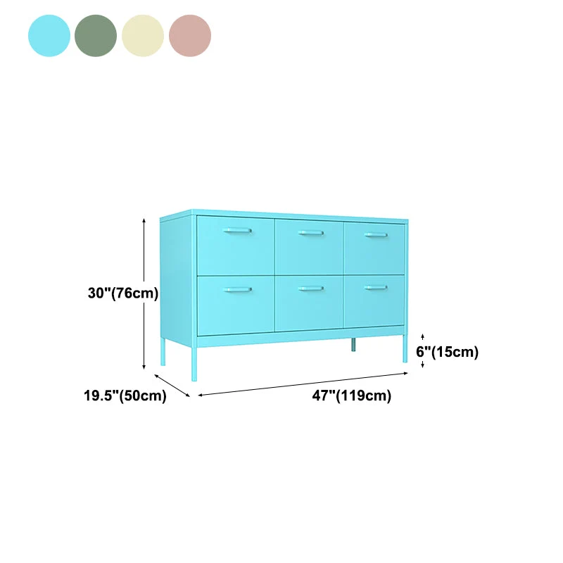 Credenza da cucina ferro Mobile server moderno con contenitore Clearhalo