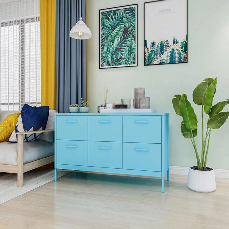 Credenza da cucina ferro Mobile server moderno con contenitore Clearhalo