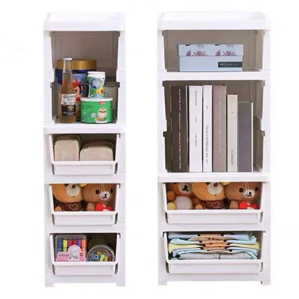 Credenza da cucina moderna con cassetti e armadietti acrilico Clearhalo