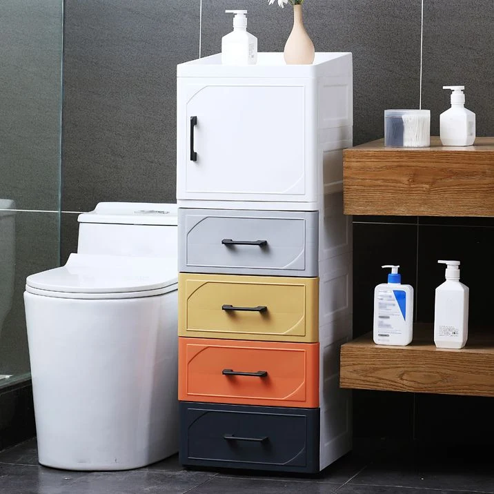 Credenza da cucina moderna con cassetti e armadietti acrilico Clearhalo