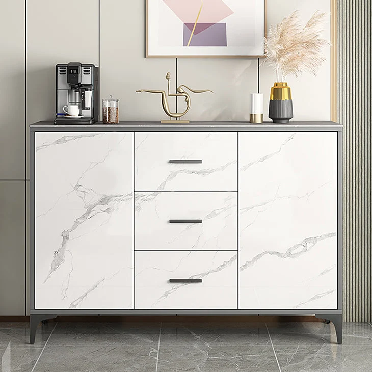 Credenza da cucina pietra Mobile server moderno con contenitore Clearhalo