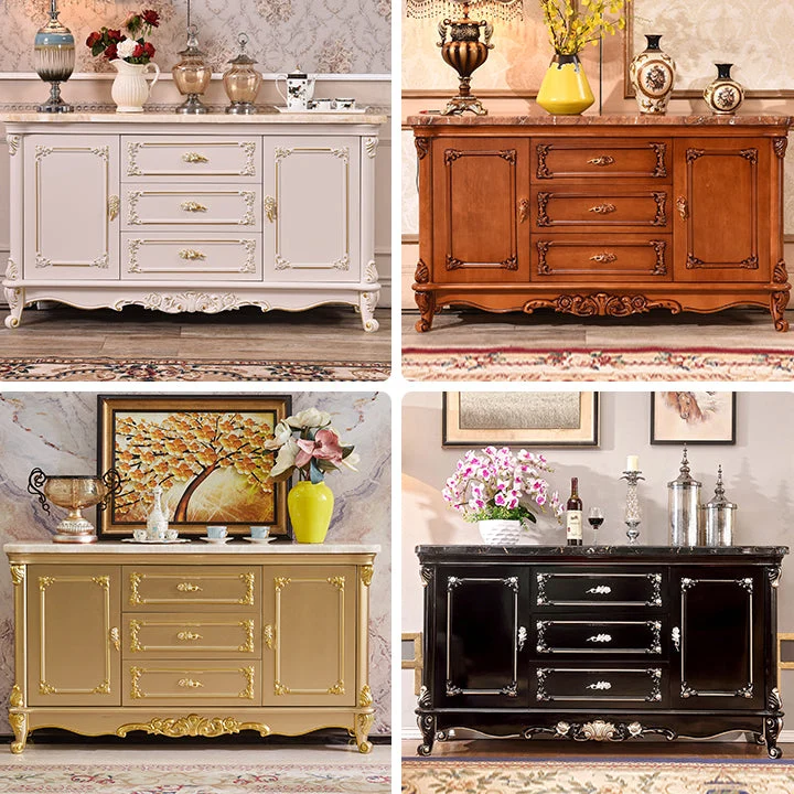 Credenza Glam Style 2 ante legno di rovere per soggiorno Clearhalo