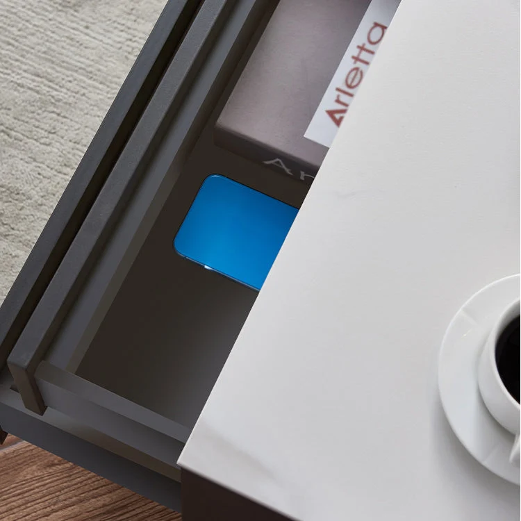Credenza legno con cassetti, moderna credenza buffet con cassetto per sala da pranzo Clearhalo