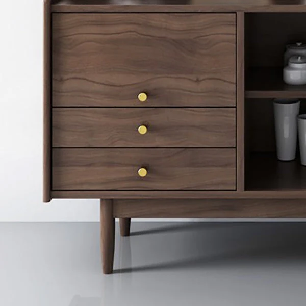 Credenza legno dallo stile semplice con cassetto e anta per soggiorno Clearhalo