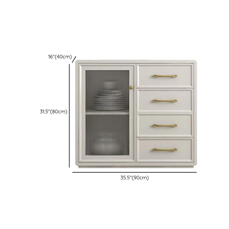 Credenza moderna betulla per sala da pranzo Clearhalo