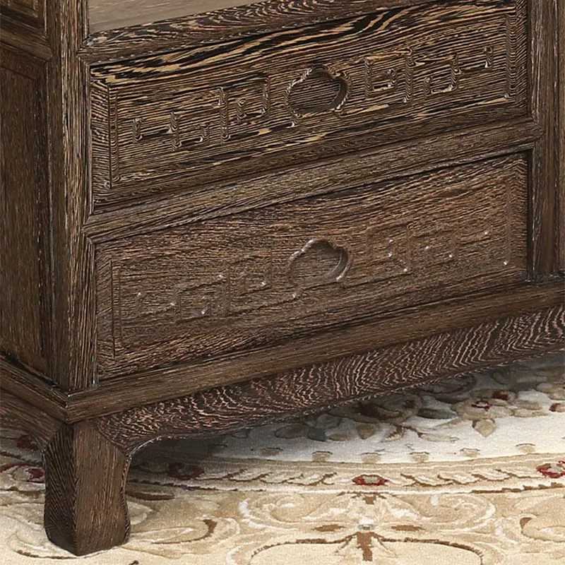 Credenza moderna 2 cassetti, armadietti legno inclusi per soggiorno Clearhalo