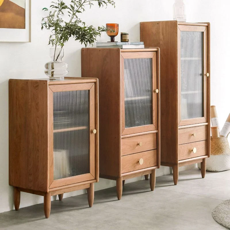 Credenza moderna ciliegio con cassetti per cucina Clearhalo
