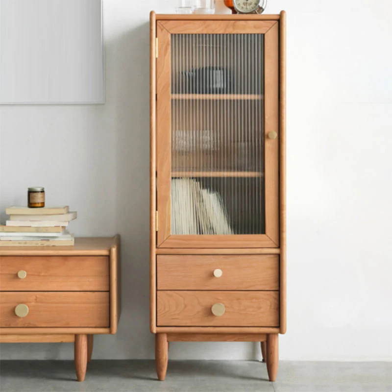Credenza moderna ciliegio con cassetti per cucina Clearhalo