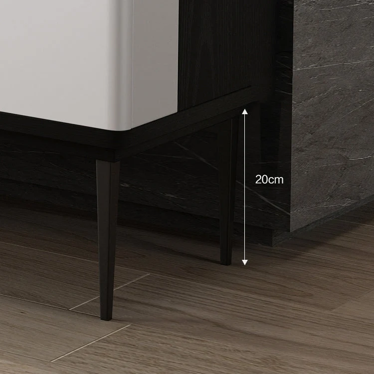 Credenza moderna con ripiani regolabili MDF 3 cassetti Clearhalo