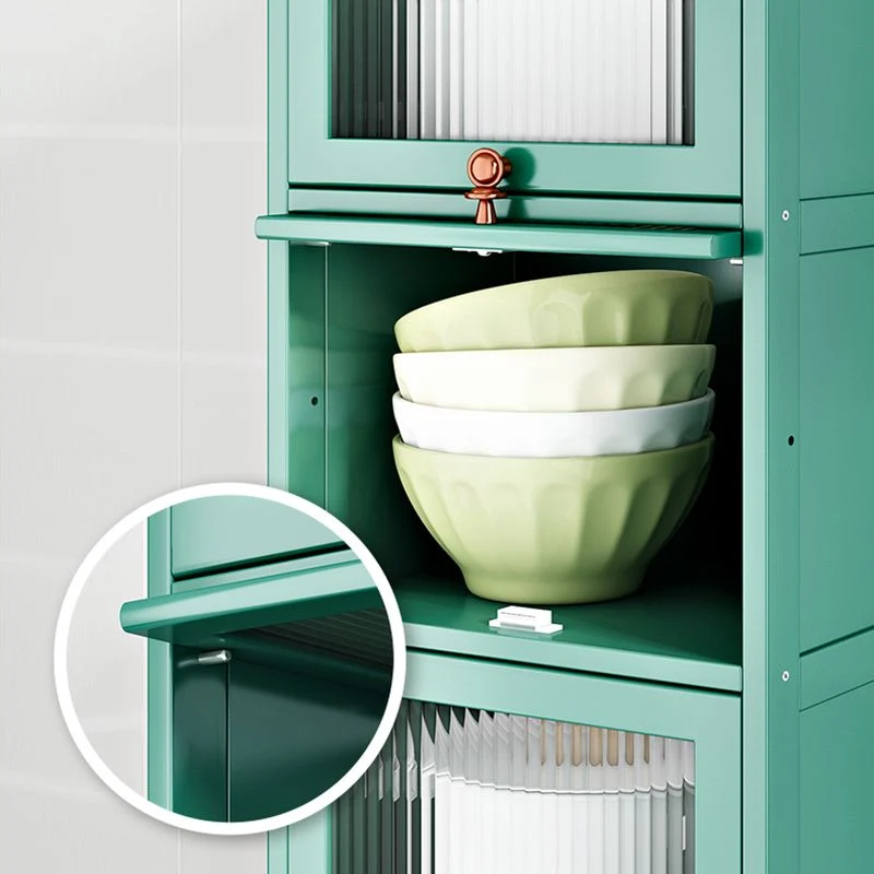 Credenza moderna Credenza bambù con ante per sala da pranzo Clearhalo