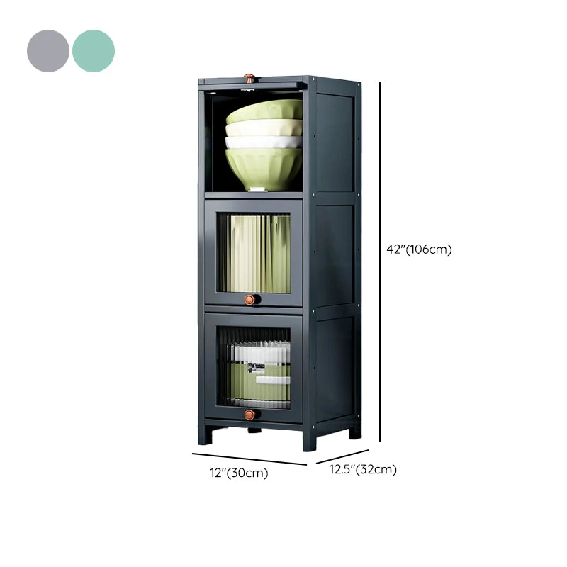 Credenza moderna Credenza bambù con ante per sala da pranzo Clearhalo