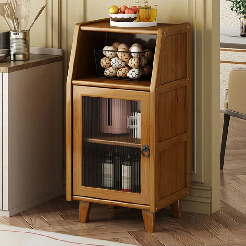 Credenza moderna Credenza bambù per sala da pranzo Clearhalo