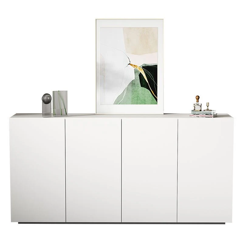 Credenza moderna, credenza buffet legno ingegnerizzato con ripiani per sala da pranzo Clearhalo