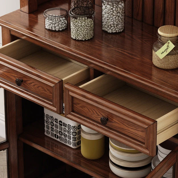Credenza moderna frassino con ante per cucina Clearhalo
