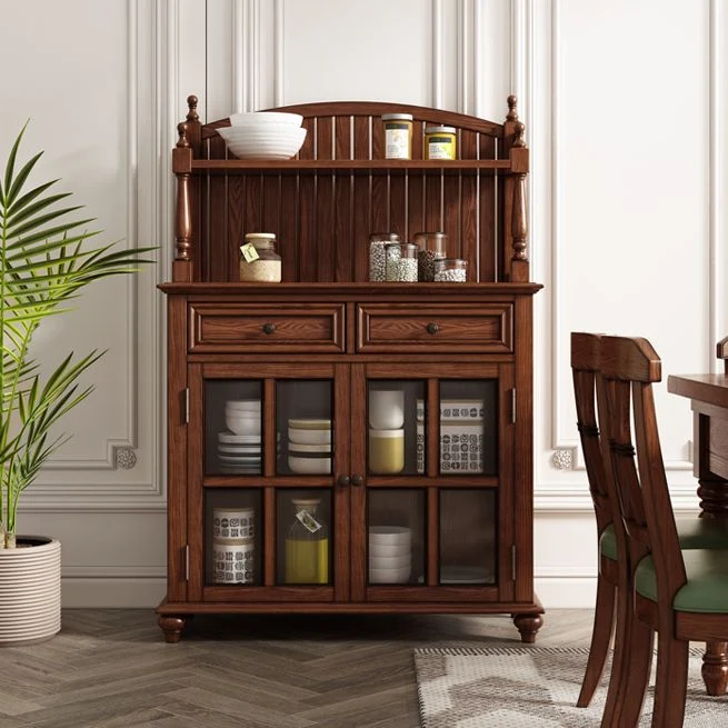 Credenza moderna frassino con ante per cucina Clearhalo
