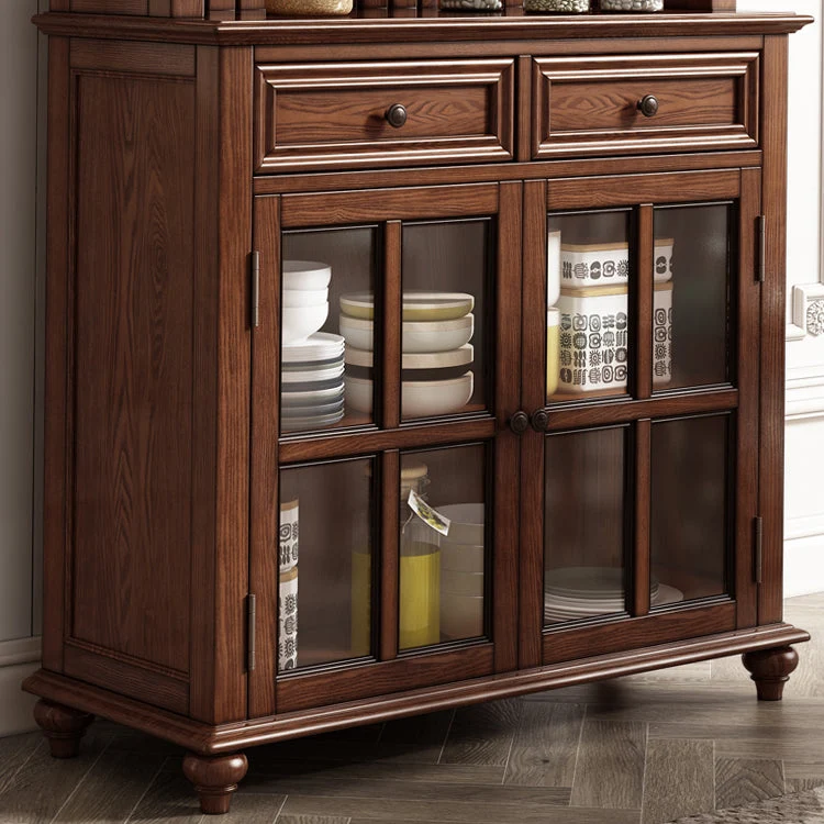 Credenza moderna frassino con ante per cucina Clearhalo