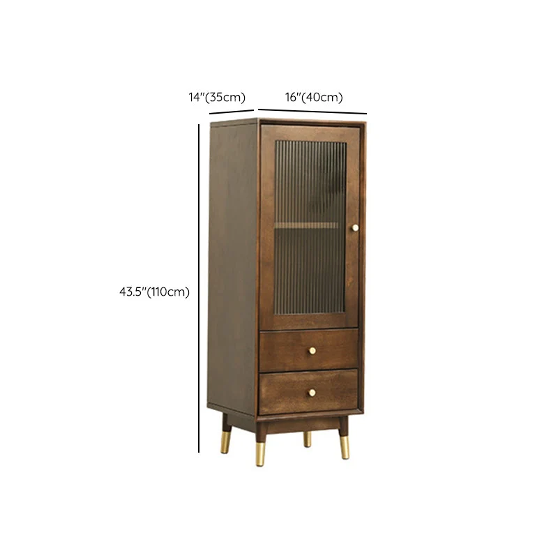 Credenza moderna legno di gomma per cucina Clearhalo