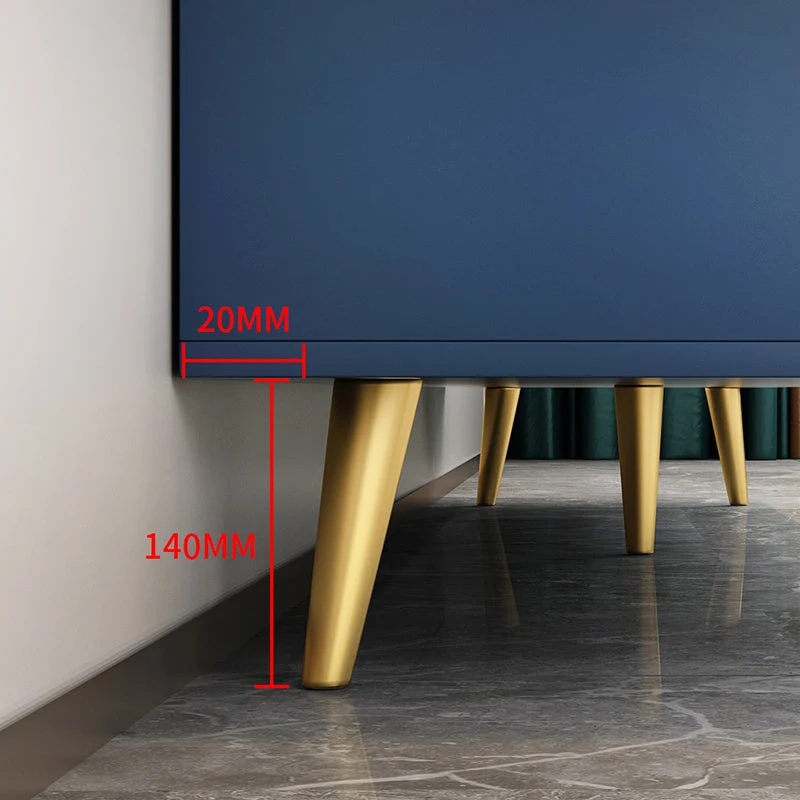 Credenza moderna legno ingegnerizzato 3 cassetti con ante vetro, credenza per soggiorno Clearhalo