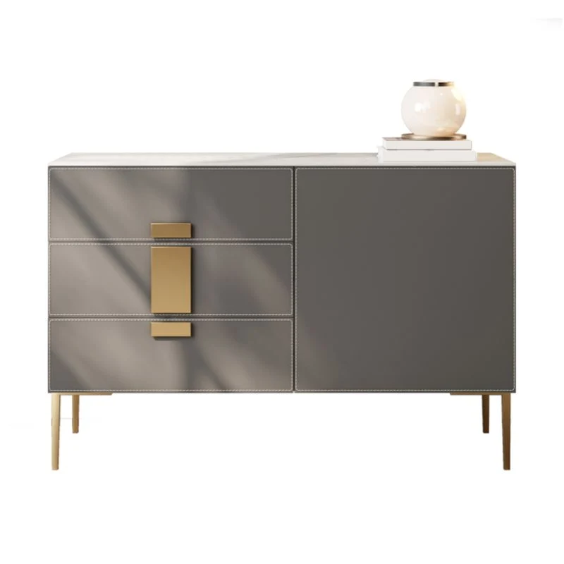 Credenza moderna legno, tavolo, anta/cassetti, armadietti per server inclusi Clearhalo