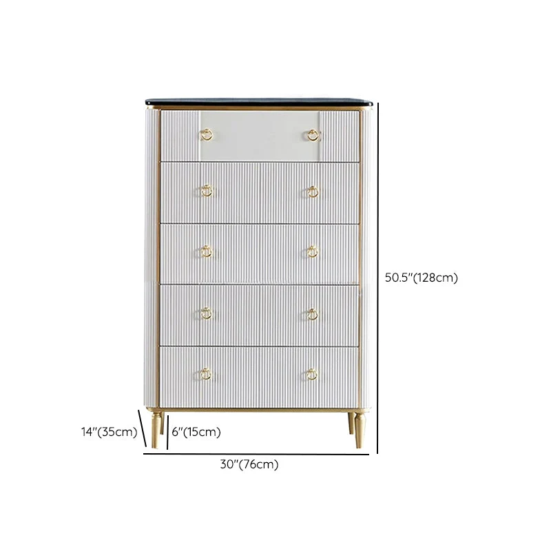 Credenza moderna marmo con ante per sala da pranzo Clearhalo