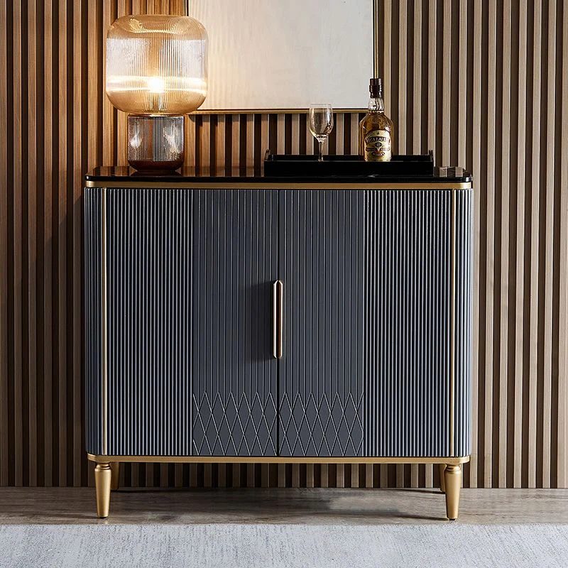 Credenza moderna marmo con ante per sala da pranzo Clearhalo