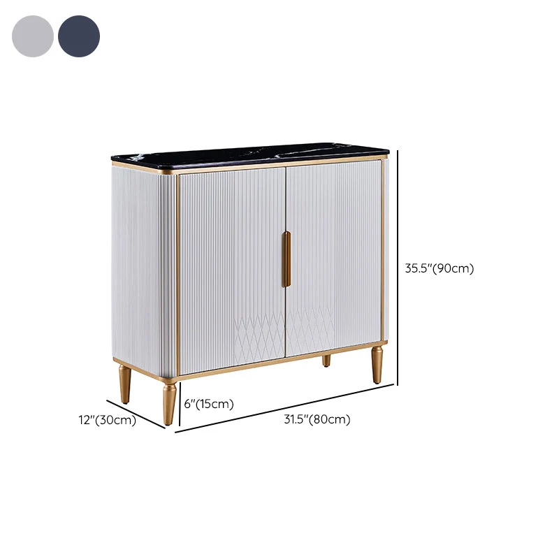 Credenza moderna marmo con ante per sala da pranzo Clearhalo