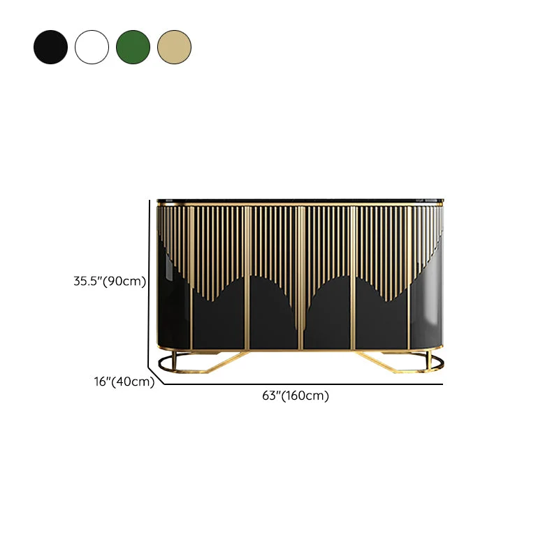 Credenza moderna per sala da pranzo, credenza buffet, con contenitore Clearhalo