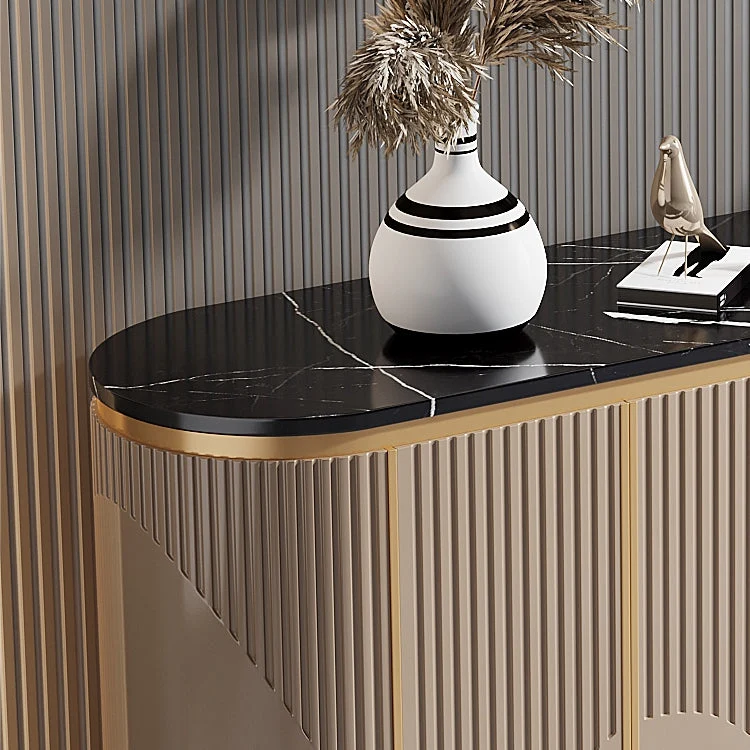 Credenza moderna per sala da pranzo, credenza buffet, con contenitore Clearhalo