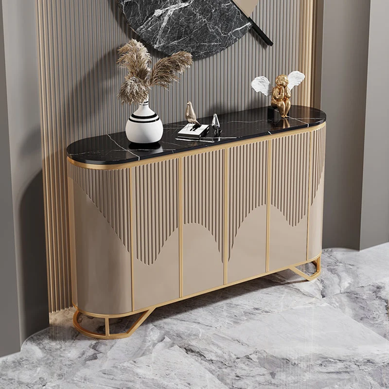 Credenza moderna per sala da pranzo, credenza buffet, con contenitore Clearhalo