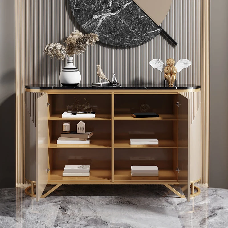 Credenza moderna per sala da pranzo, credenza buffet, con contenitore Clearhalo