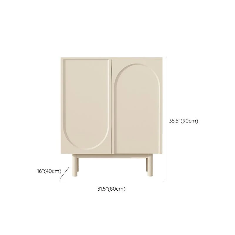 Credenza moderna pietra, credenza buffet con ante per sala da pranzo Clearhalo